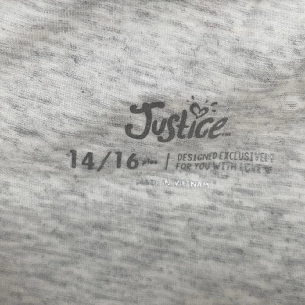 Justice girls gray